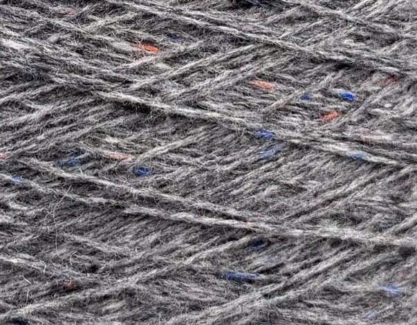 New Mill Tweed Birt 2/12 – Tweedgarn auf Konus Grau
